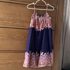 GAP Kids Floral Dress in Navy and Pink